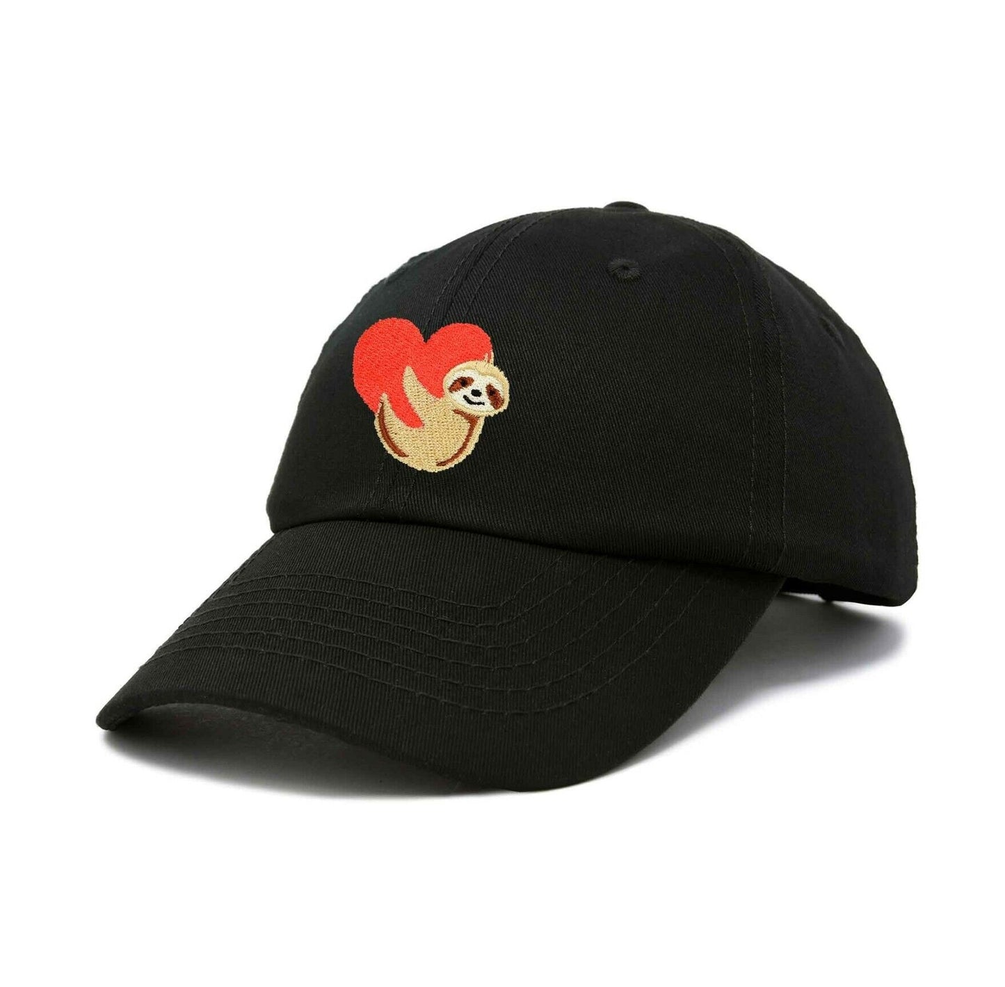 Sloth Print Baseball Buckle Slide Cap