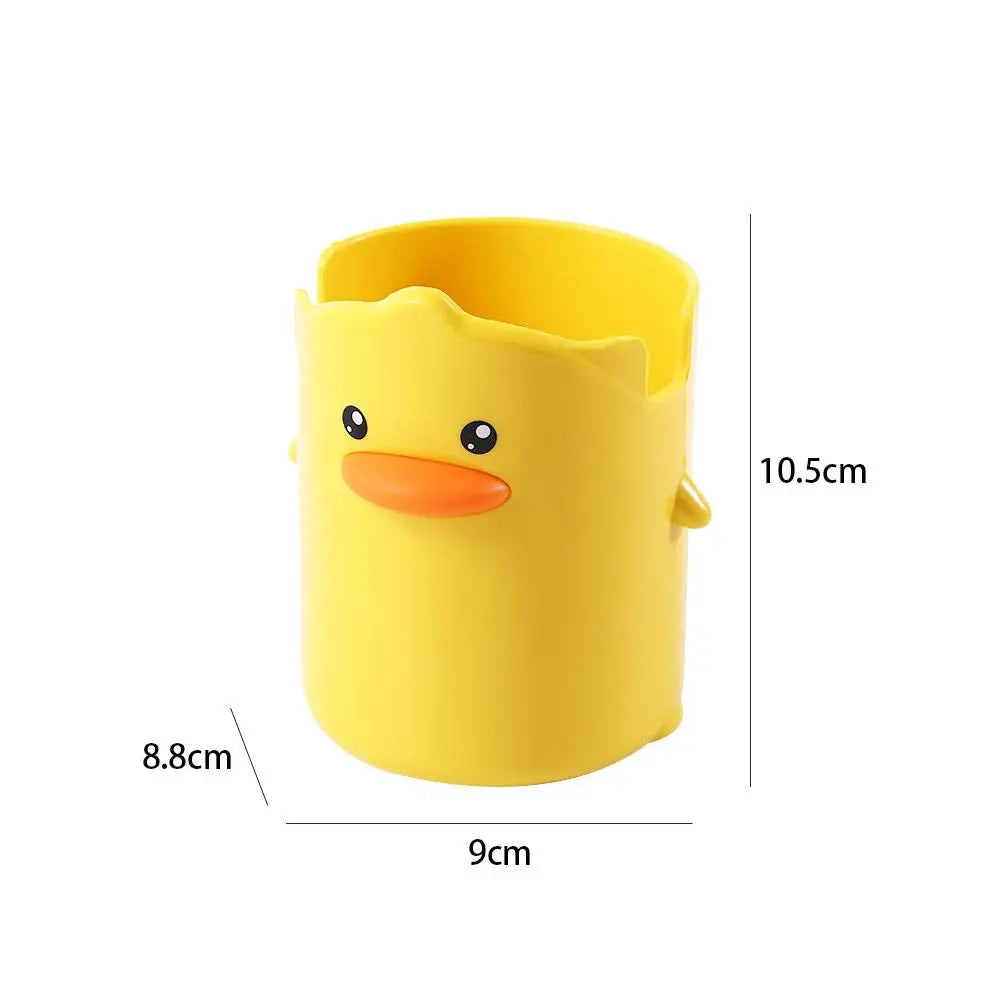 Rubber Duck Print Toothbrush Holder