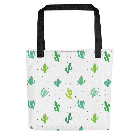 Cactus Print Tote Bag