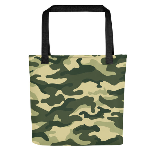Camo Print Tote Bag