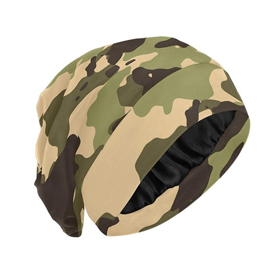 Camo Print Sleeping Caps