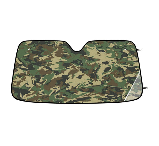 Camo Print Car Windshield Sun Shade
