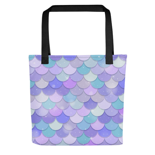 Mermaid Print Tote Bag