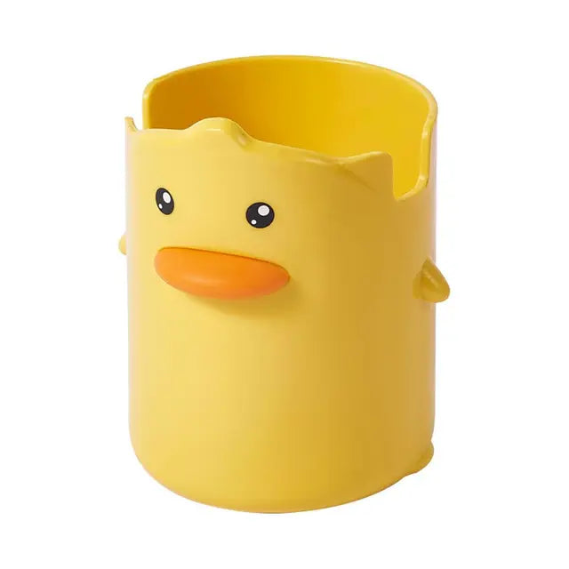 Rubber Duck Print Toothbrush Holder