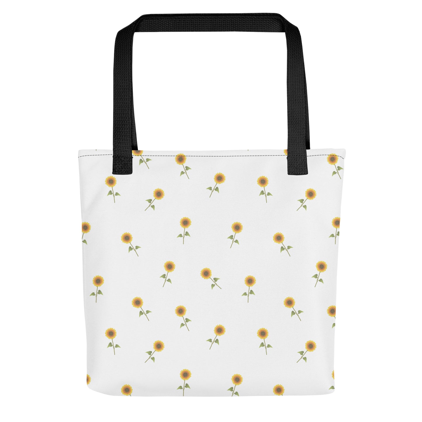 Sunflower Print Tote Bag