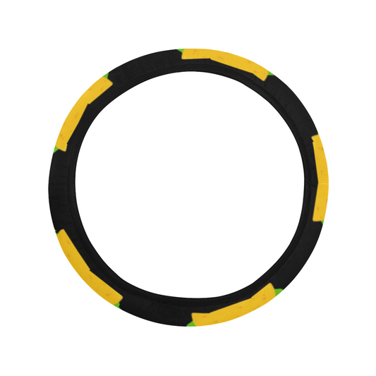 Taco Print Car Steering Wheel Cover 14-15in