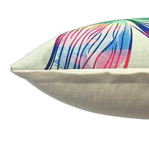 Mermaid Print Throw Pillow Cover