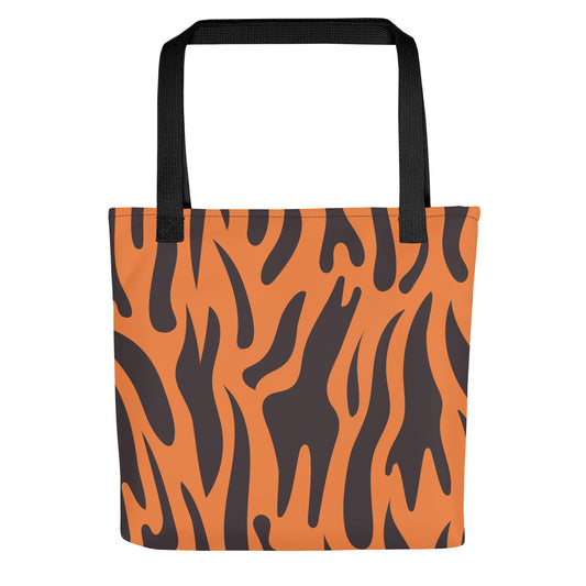 Tiger Print Tote Bag
